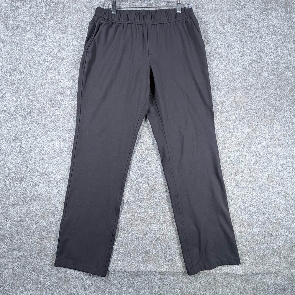 Z By Zella All Day Knit Pants Men S Black Pockets Elastic Waist Ankle Pull On